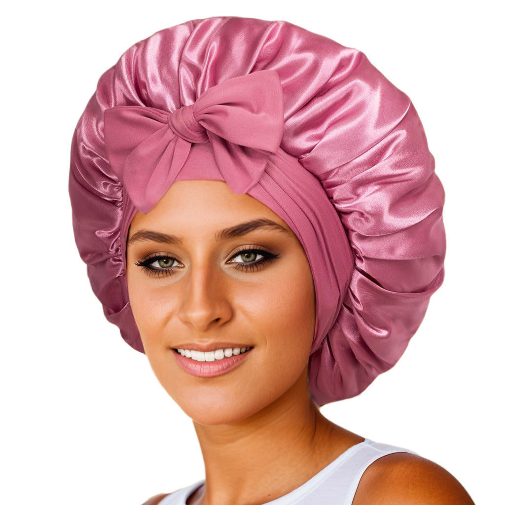 SilkGuard™ Satin Sleep Bonnet – Protect Your Curls Overnight - FastShopperz