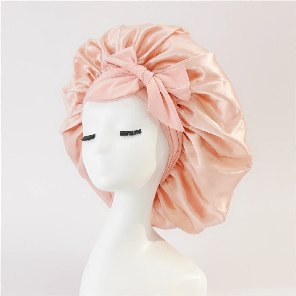 SilkGuard™ Satin Sleep Bonnet – Protect Your Curls Overnight - FastShopperz