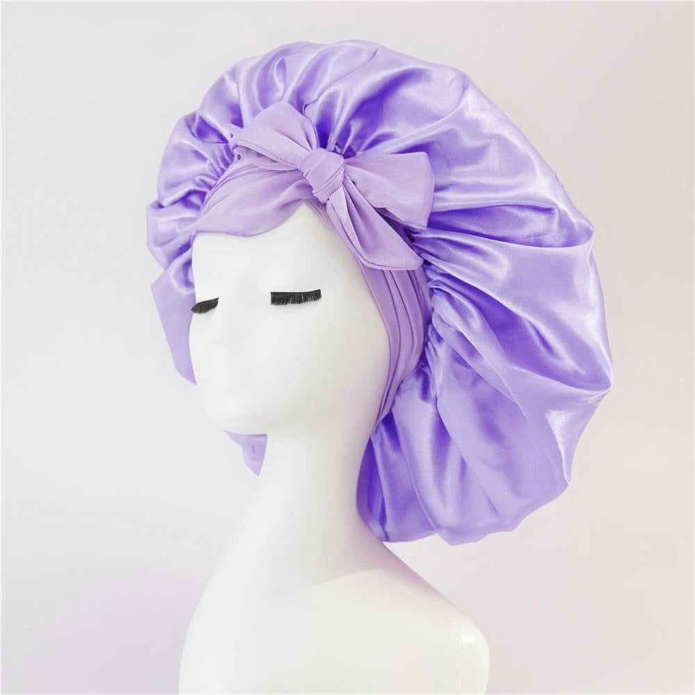 SilkGuard™ Satin Sleep Bonnet – Protect Your Curls Overnight - FastShopperz