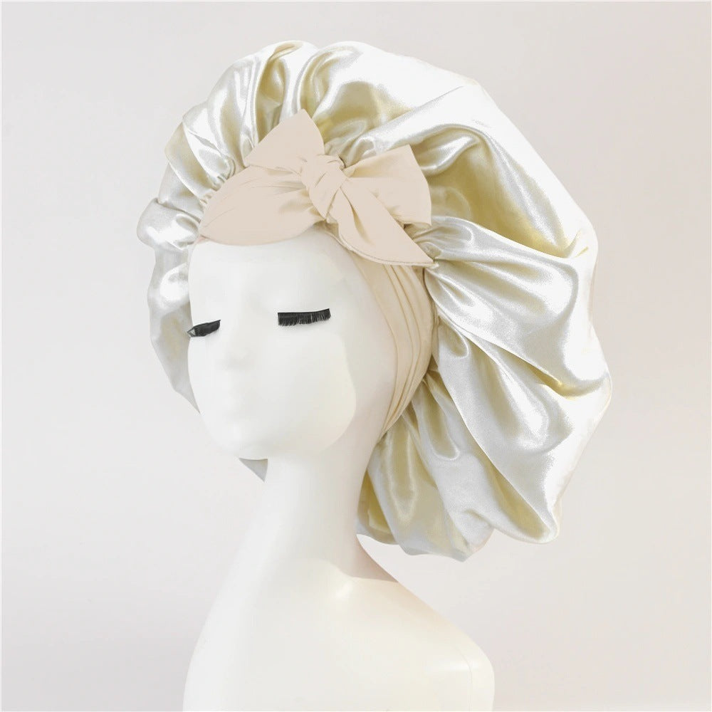 SilkGuard™ Satin Sleep Bonnet – Protect Your Curls Overnight - FastShopperz