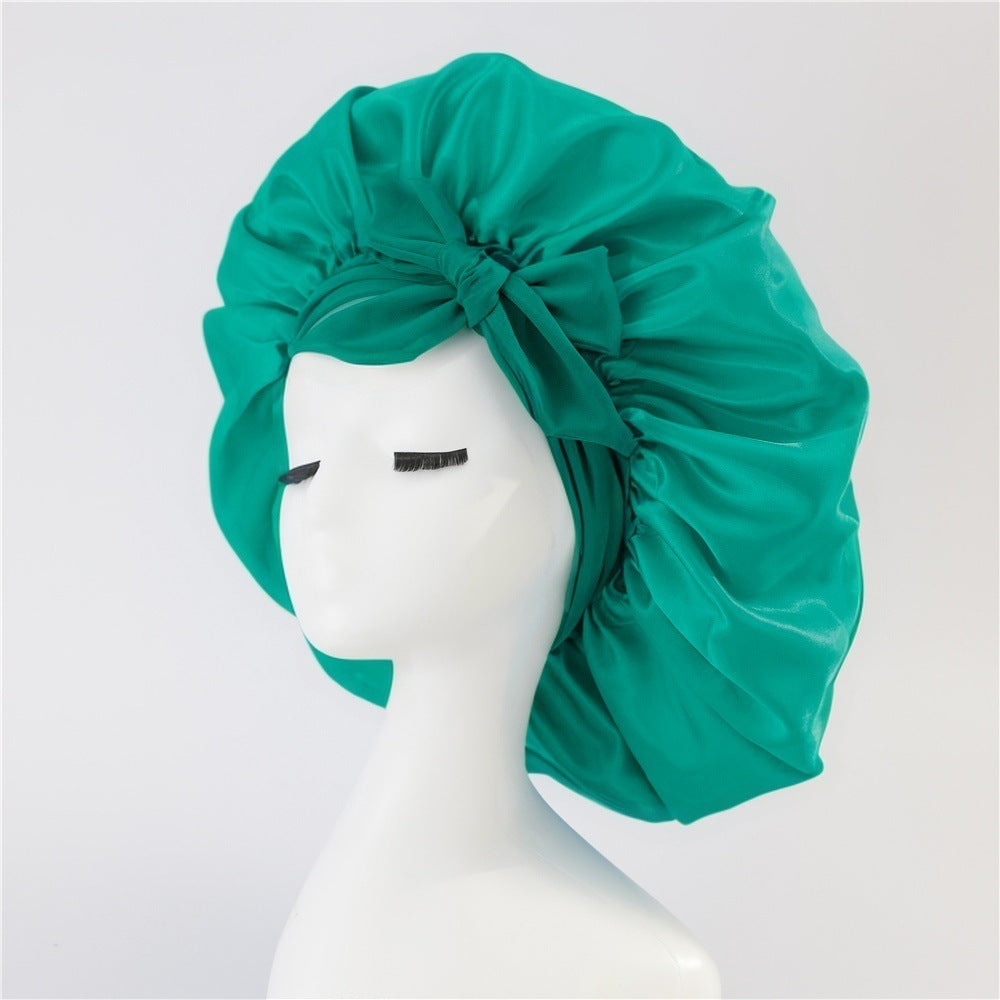SilkGuard™ Satin Sleep Bonnet – Protect Your Curls Overnight - FastShopperz