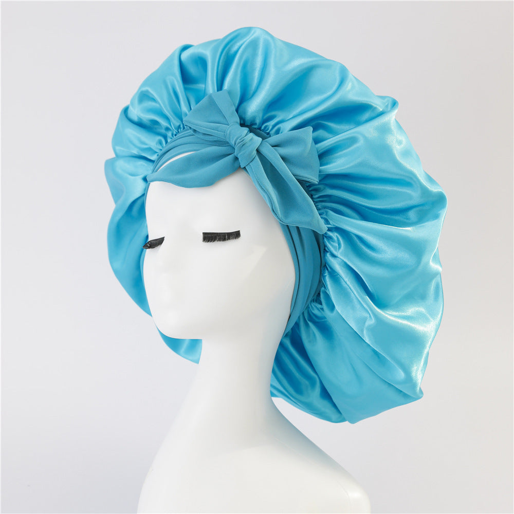 SilkGuard™ Satin Sleep Bonnet – Protect Your Curls Overnight - FastShopperz