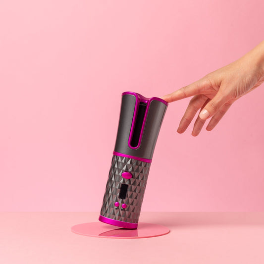 LuxeWave™ Cordless Hair Curler – Elegant Edition - FastShopperz