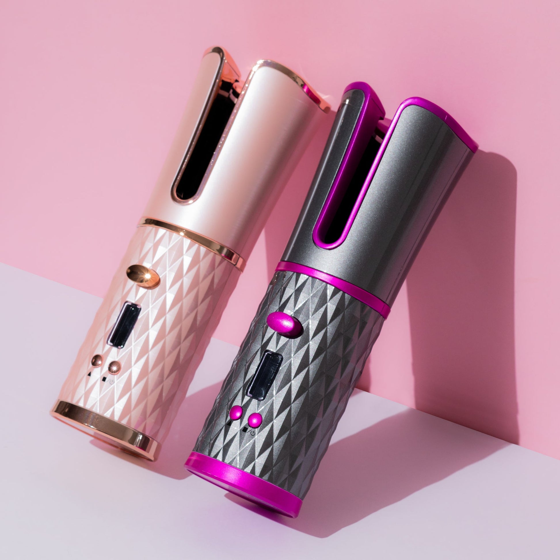 LuxeWave™ Cordless Hair Curler – Elegant Edition - FastShopperz