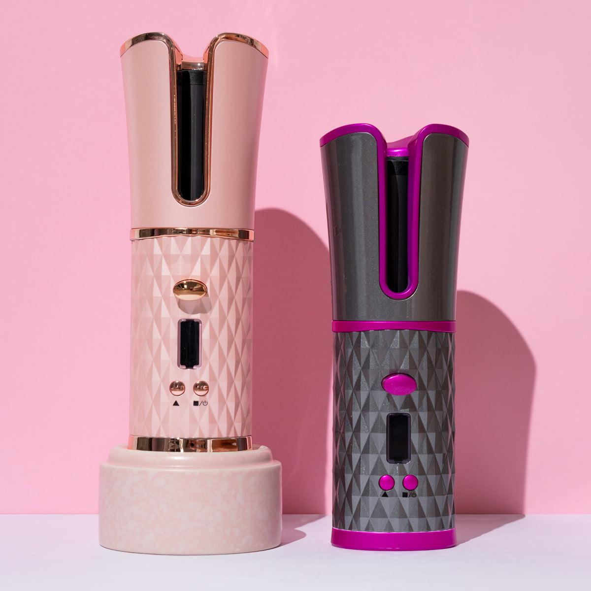 LuxeWave™ Cordless Hair Curler – Elegant Edition - FastShopperz